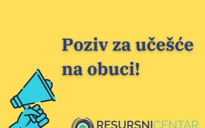 POZIV ZA UČEŠĆE NA OBUCI
