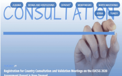 Poziv za registraciju: Sastanak za konsultacije i validaciju Izvještaja o procjeni stanja vezano za EU smjernice za podršku civilnom društvu u regionu proširenja (EUCSG) 2020 u Crnoj Gori, četvrtak, 9. septembar 2021. (rok: ponedjeljak, 6. septembar 2021)