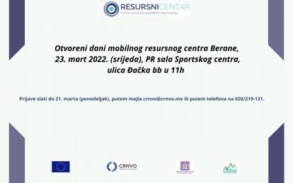 Otvoreni dani mobilnog resursnog centra u Beranama