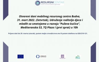 Otvoreni dani mobilnog resursnog centra u Budvi