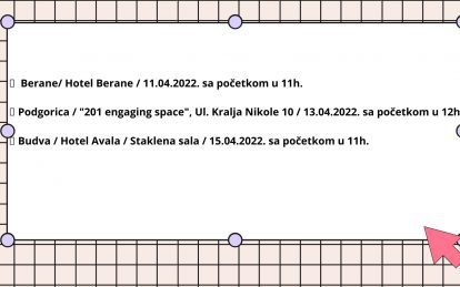 Obavještenje o okruglim stolovima u okviru javne rasprave o tekstu Nacrta Strategije saradnje organa državne uprave i NVO 2022-2026