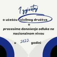 O UČeŠĆu Civilnog DruŠtva U Procesima DonoŠenja Odluka Na Nacionalnom Nivou U 2022. Godini (document (a4))